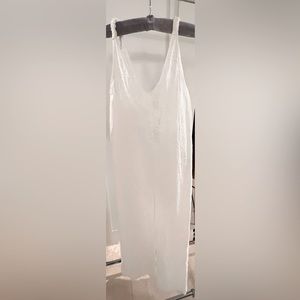 Zara New White Lace Sleeveless Jumpsuit